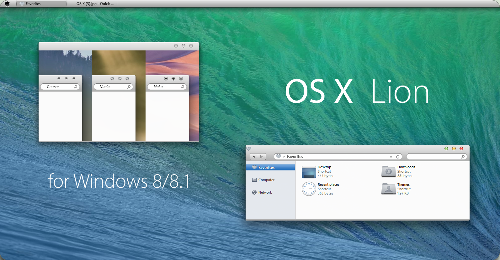 Mac os theme for windows 7 32 bit free download free